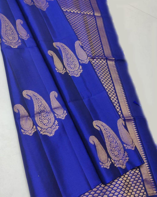 Timeless Elegance in Every Weave – Soft Lichi Silk Jacquard Saree