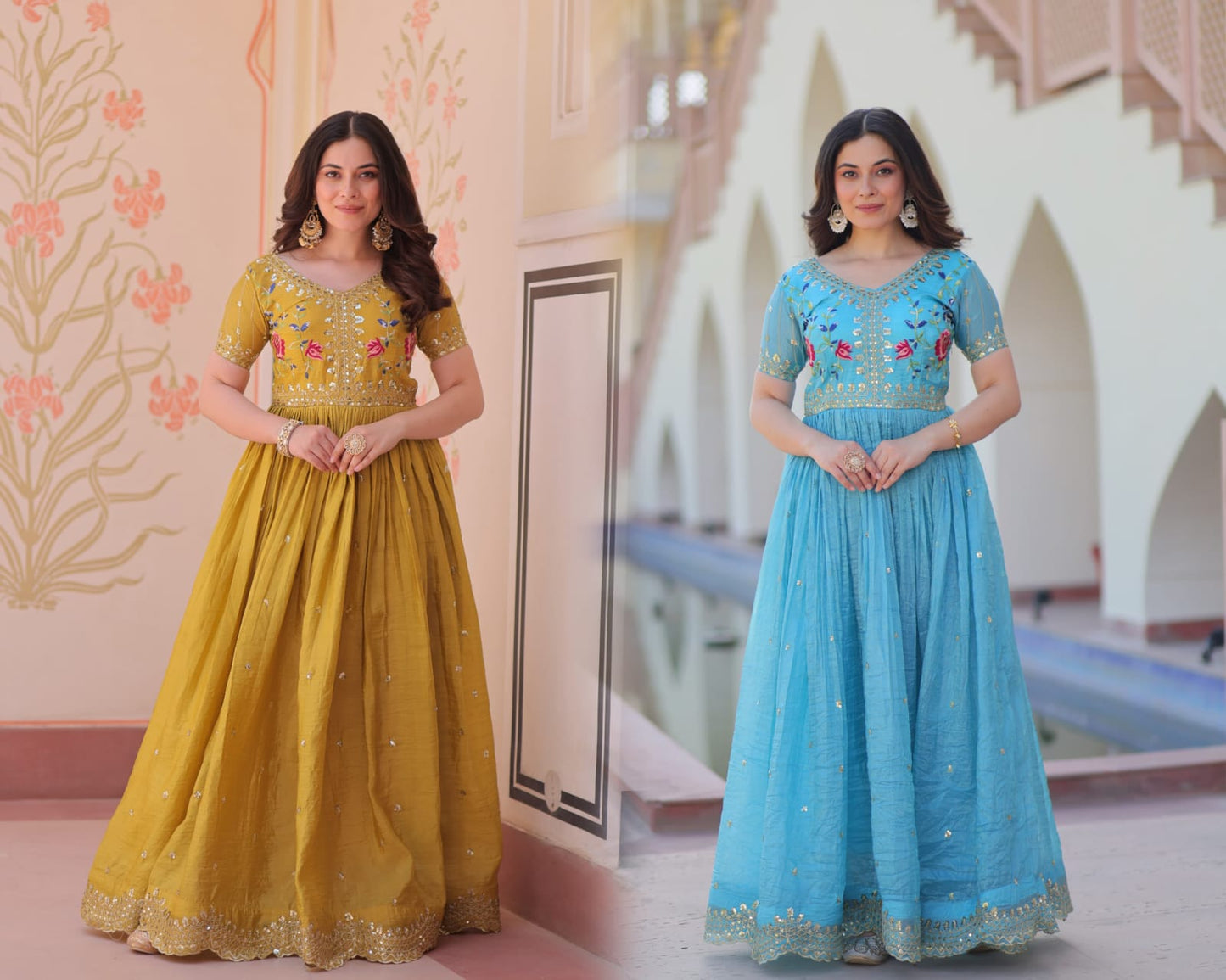 Premium Designer Readymade Gown β Glamour Meets Comfort