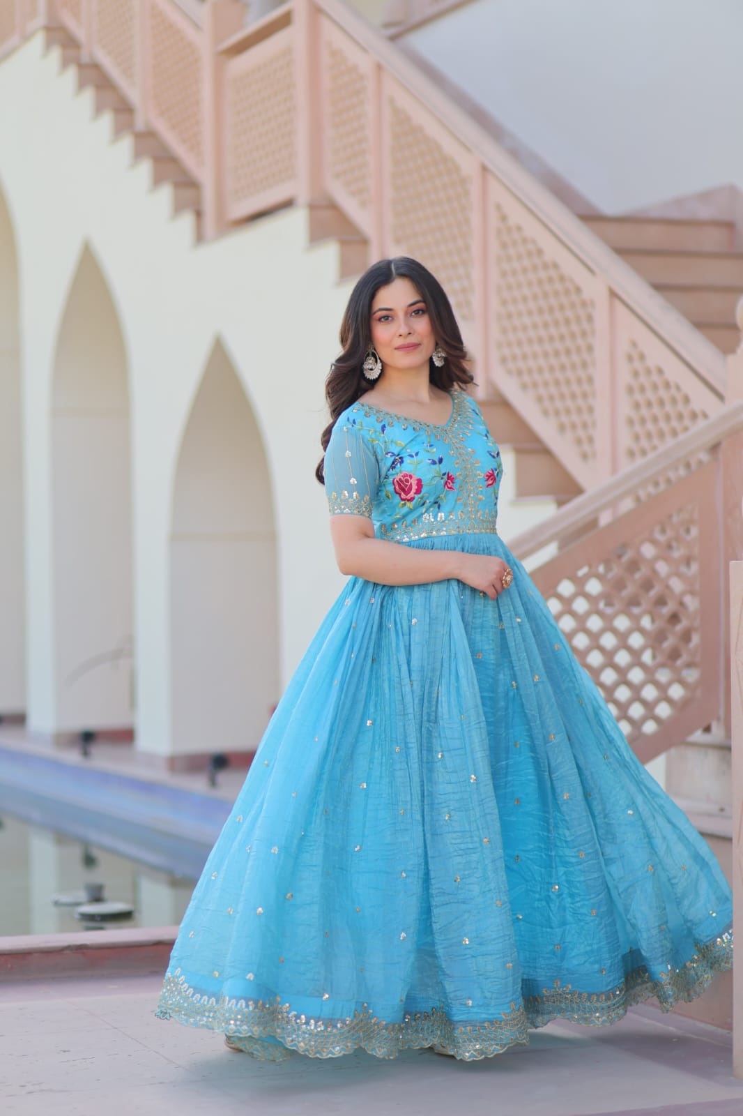 Premium Designer Readymade Gown β Glamour Meets Comfort