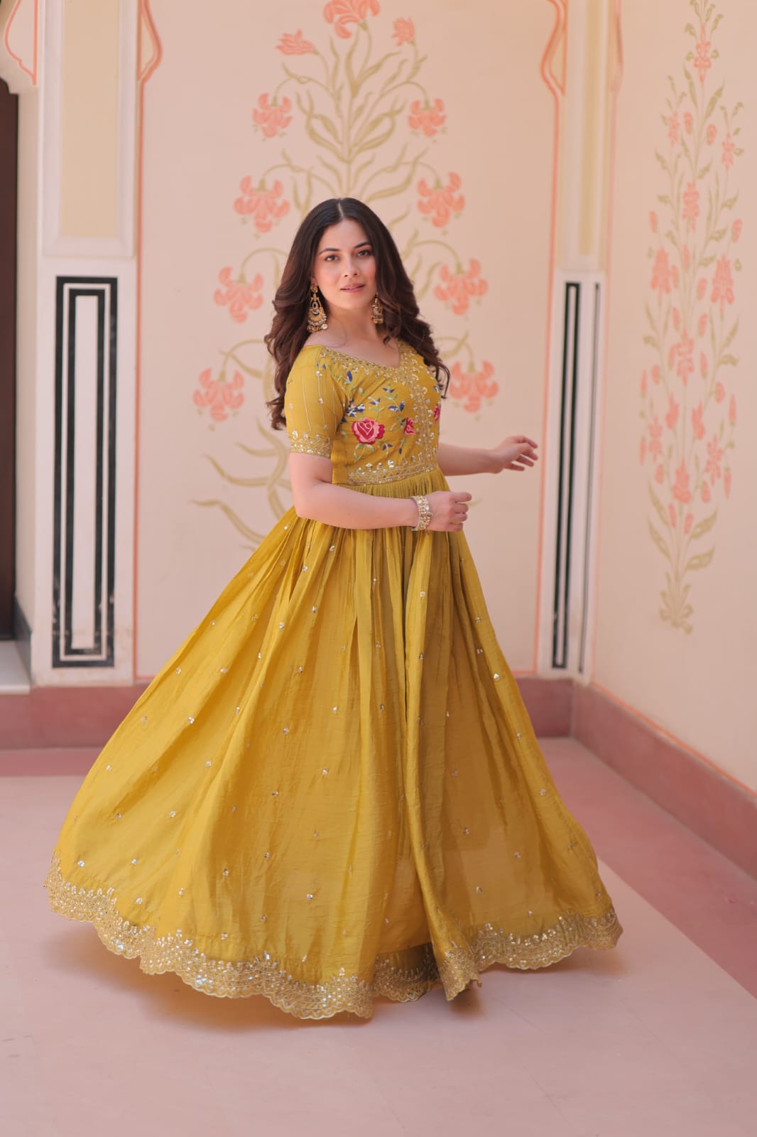 Premium Designer Readymade Gown β Glamour Meets Comfort