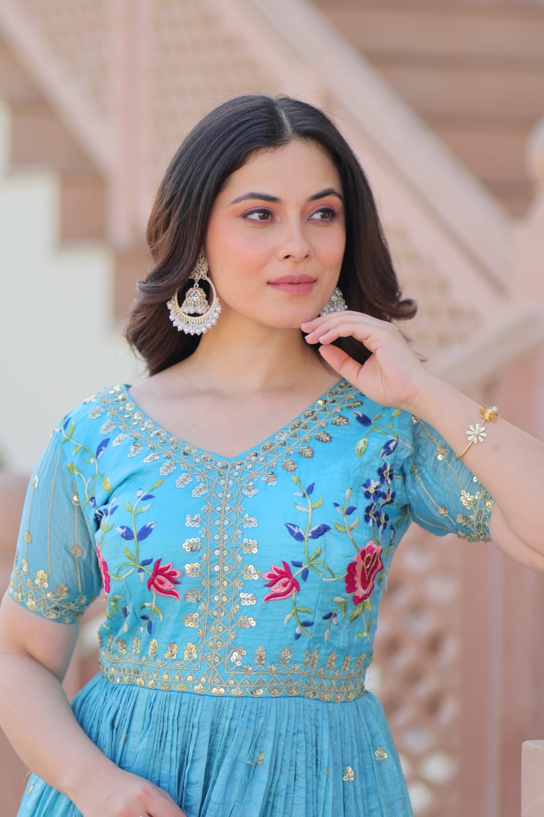 Premium Designer Readymade Gown β Glamour Meets Comfort
