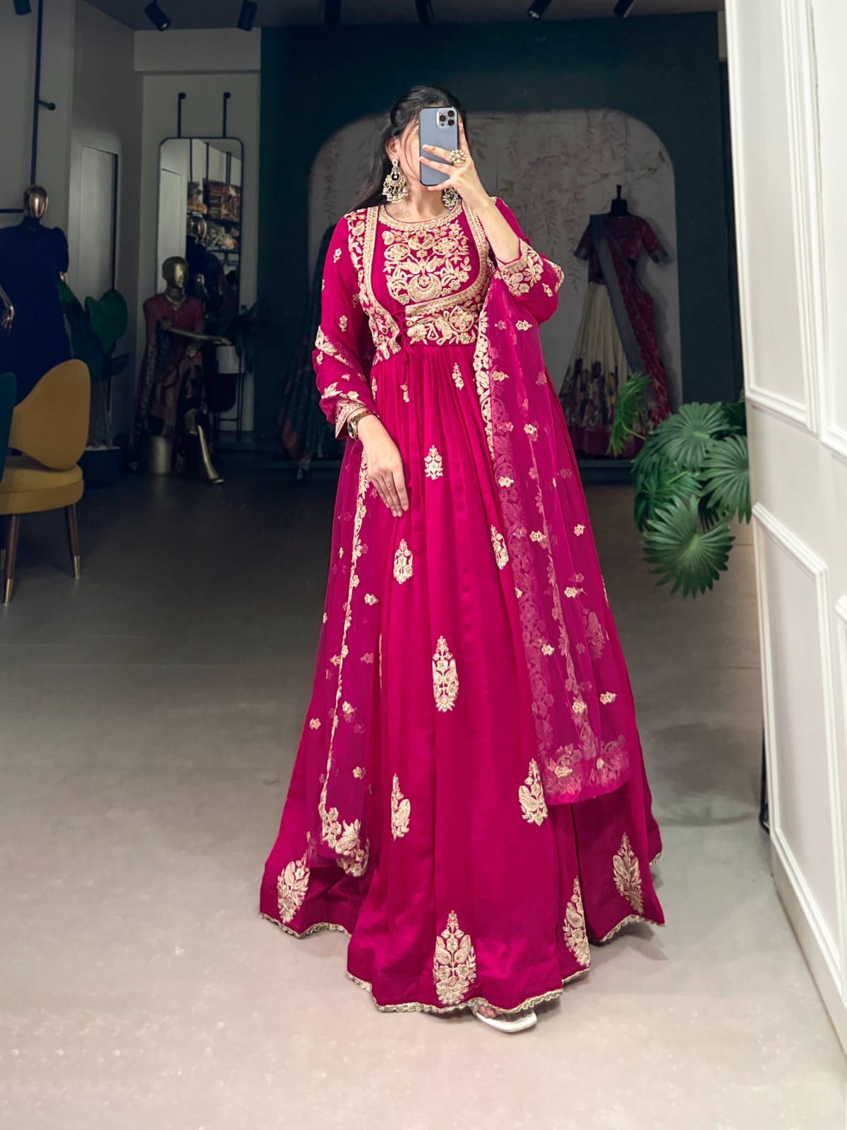 Ready to Wear Designer Premium Gown with Dupatta