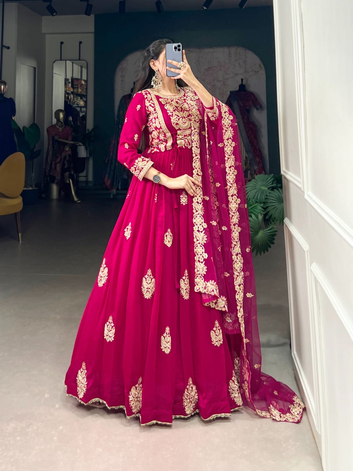 Ready to Wear Designer Premium Gown with Dupatta