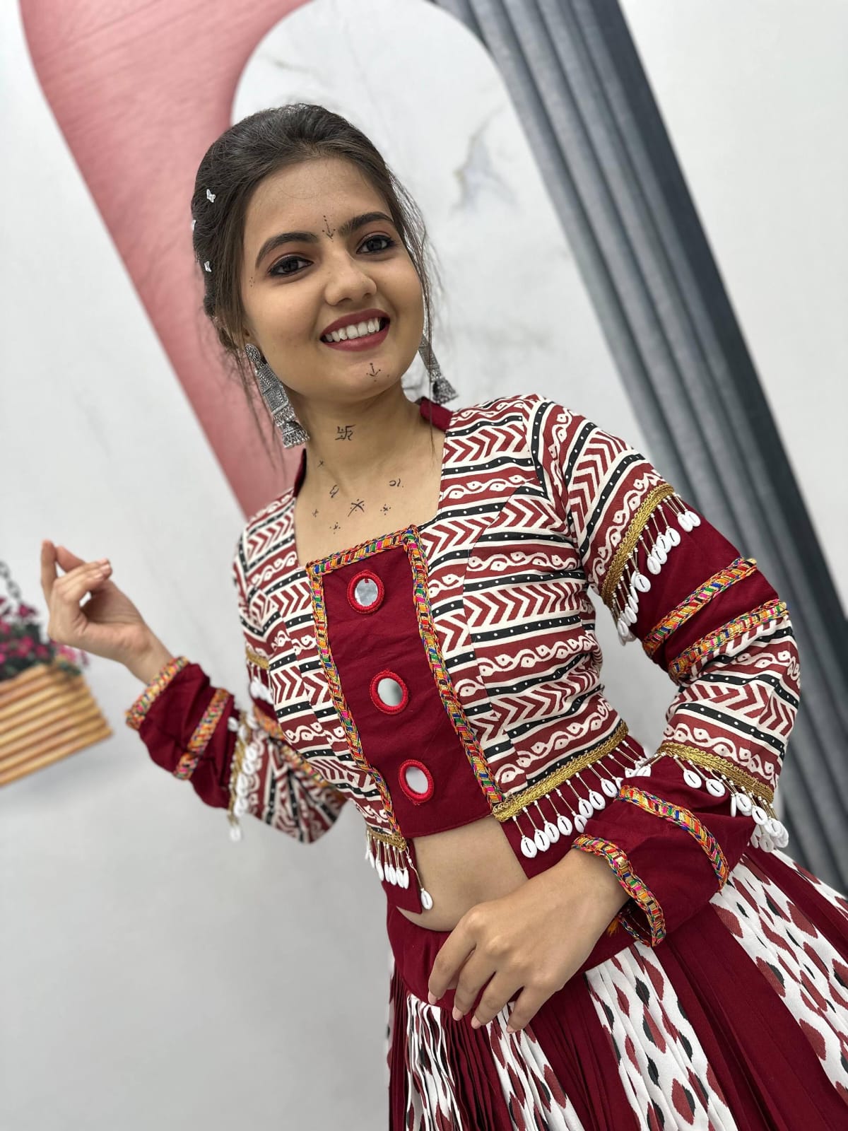 Navratri Special Ajrakh Print Lehenga Choli