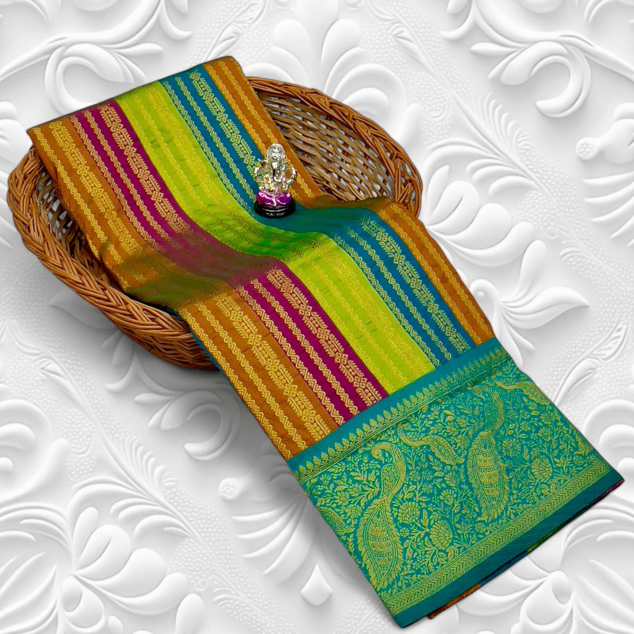 Elegance in Every Drape – Premium Soft Silk Saree with Maharani Pallu