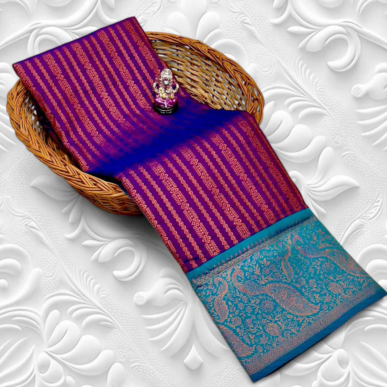 Elegance in Every Drape – Premium Soft Silk Saree with Maharani Pallu