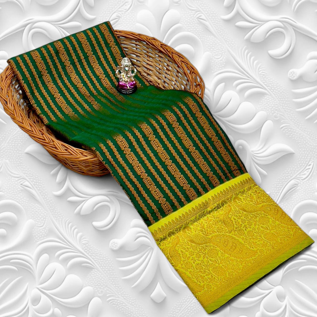 Elegance in Every Drape – Premium Soft Silk Saree with Maharani Pallu