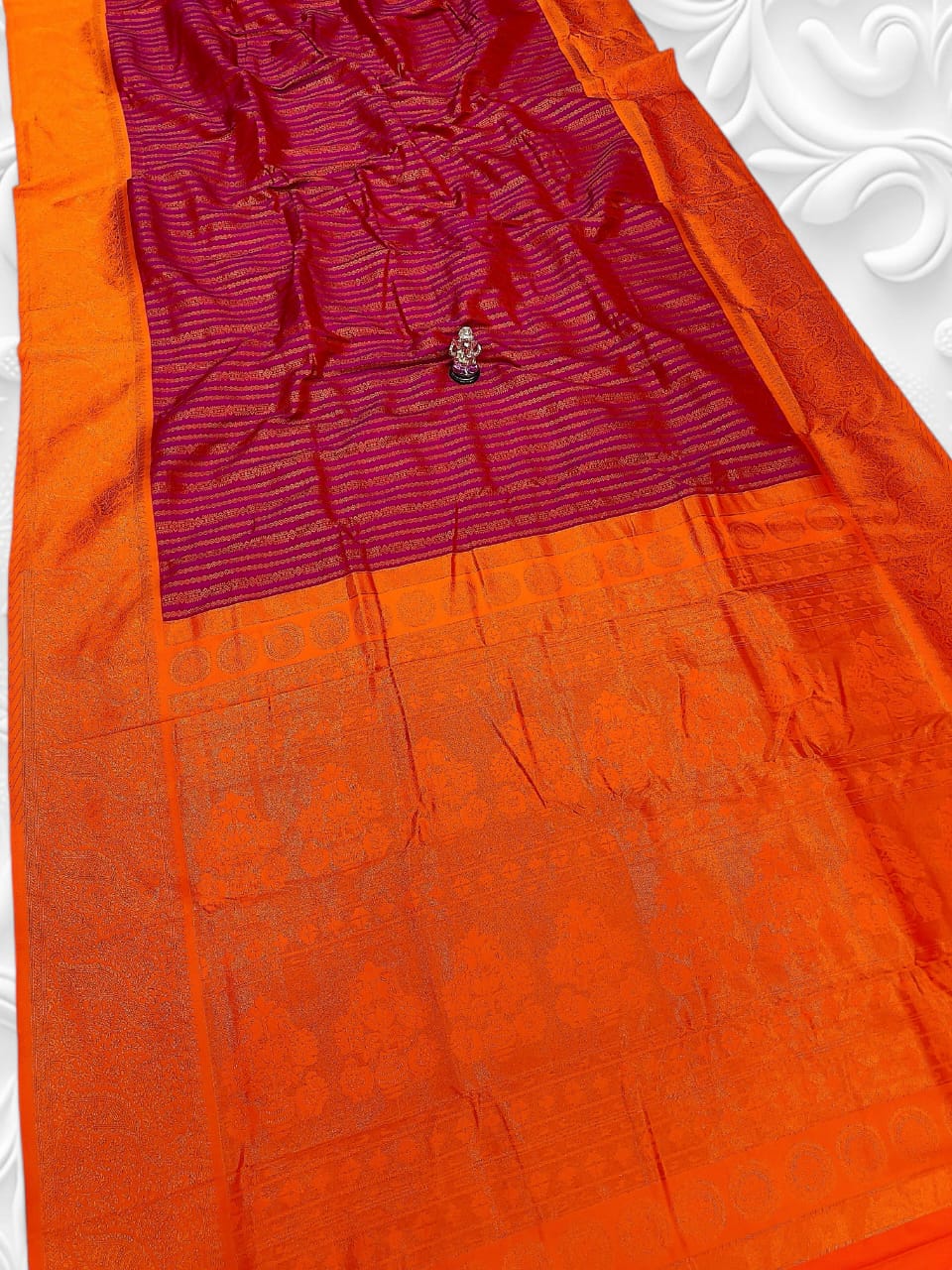 Elegance in Every Drape – Premium Soft Silk Saree with Maharani Pallu