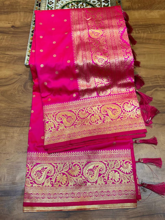 Kanjivaram Paithani Saree – A Royal Blend of Tradition & Grace