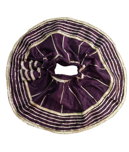 Silk Cotton Skirt with Cotton Lining for Kids