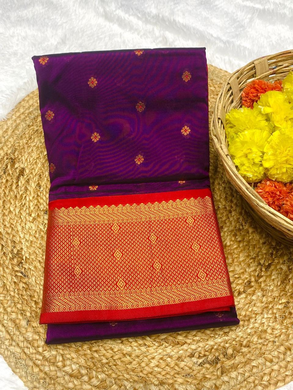 Kanjivaram Paithani Saree – A Regal Blend of Tradition & Grace