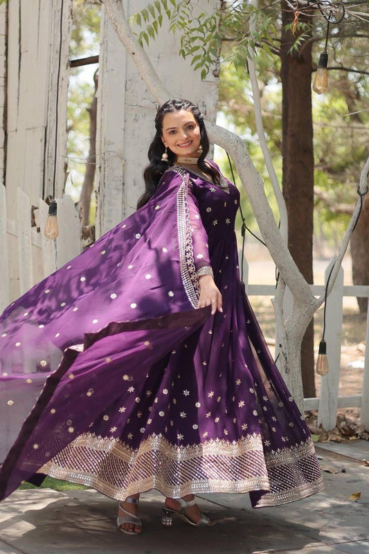Step into Elegance with Our Anarkali Gown