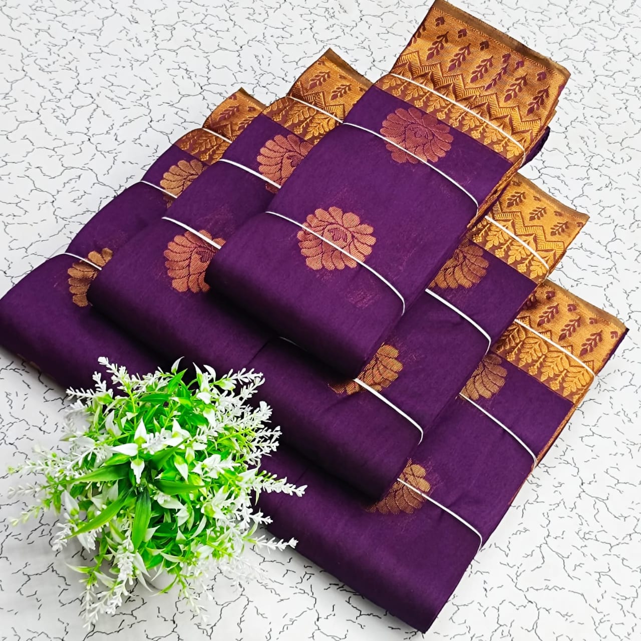 Fancy Monica Silk Cotton Sarees