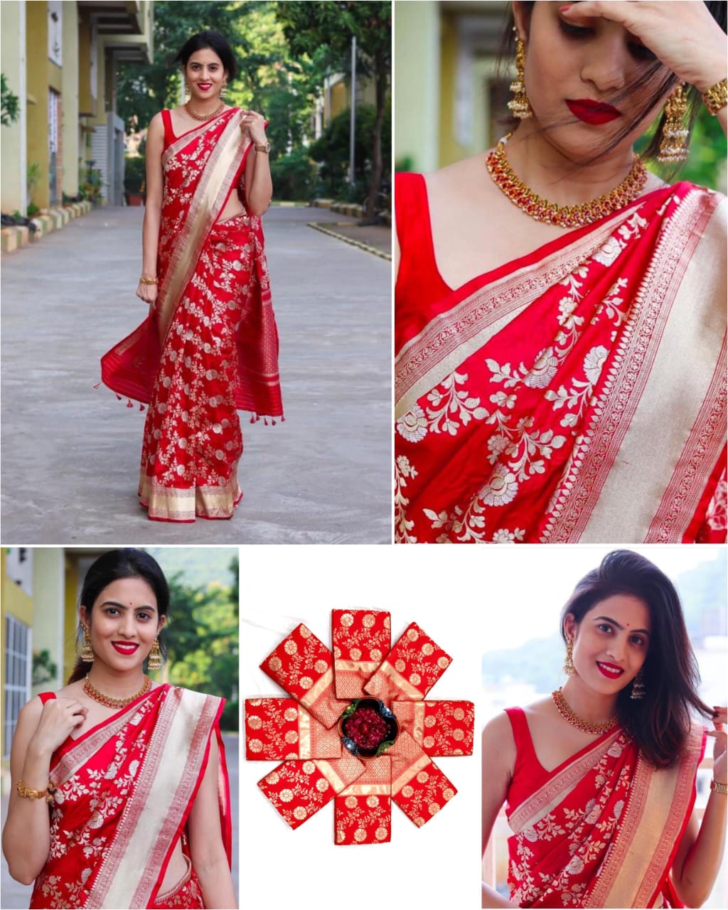 Experience Timeless Elegance with Our Soft Lichi Silk Saree Collection