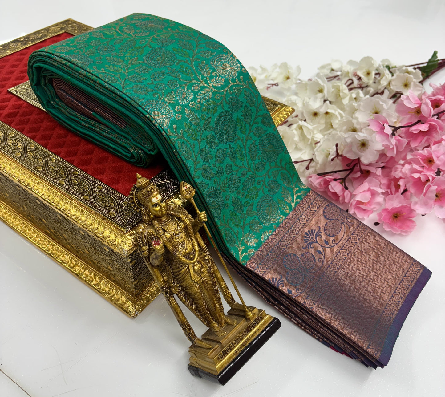 Glither Effect All Silk Saree – Exclusive Bridal Collection