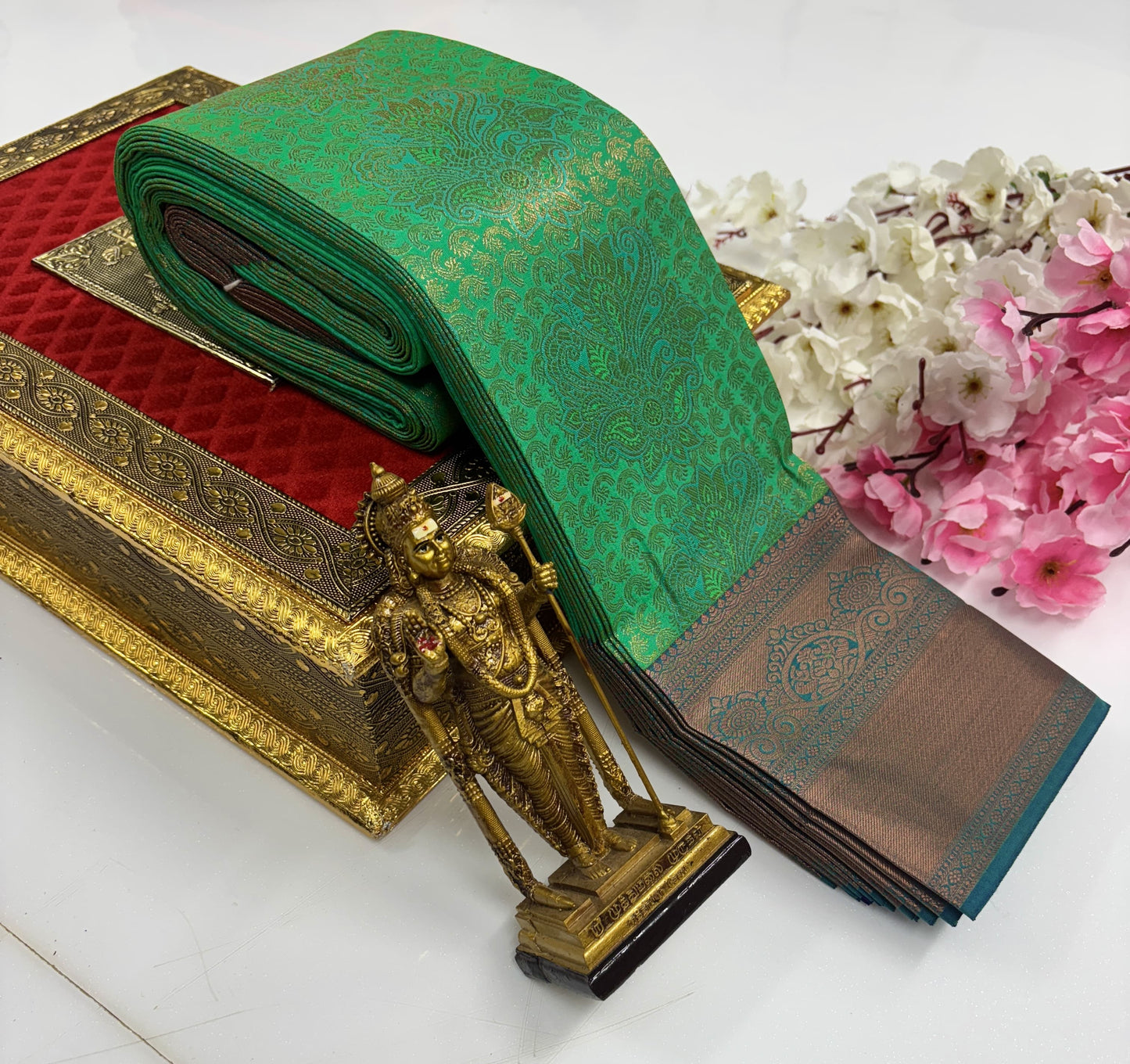 Glither Effect All Silk Saree – Exclusive Bridal Collection