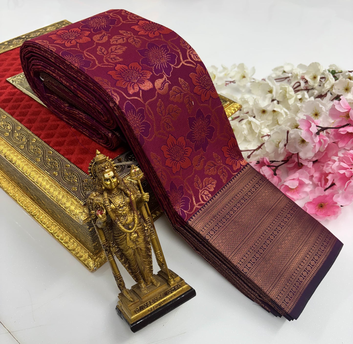 Glither Effect All Silk Saree – Exclusive Bridal Collection