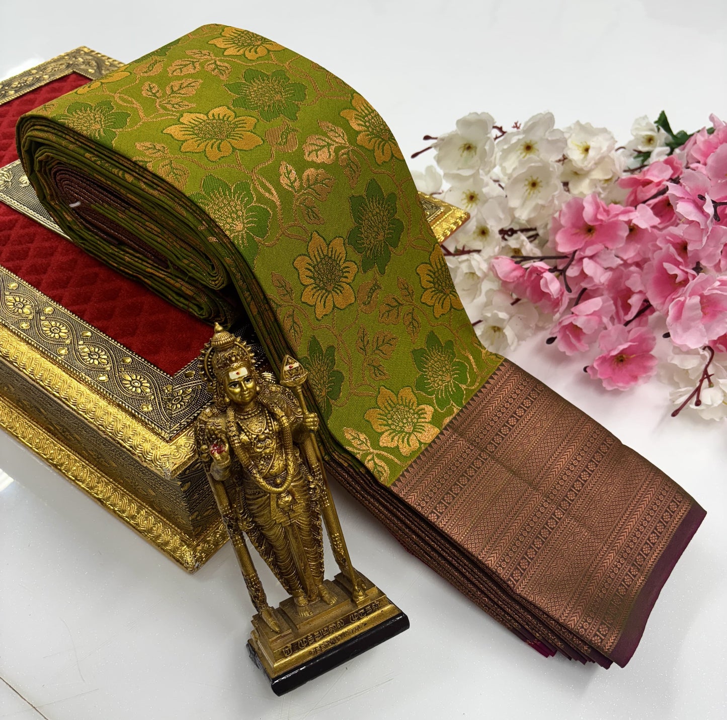 Glither Effect All Silk Saree – Exclusive Bridal Collection