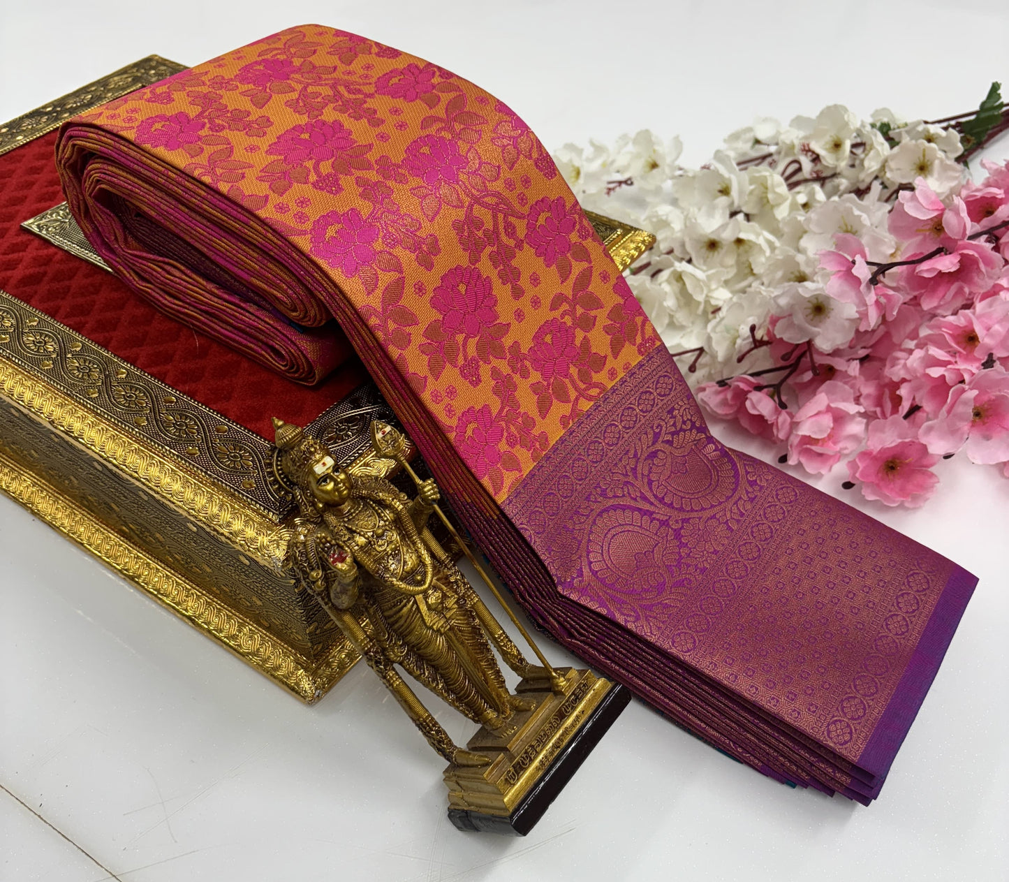 Glither Effect All Silk Saree – Exclusive Bridal Collection