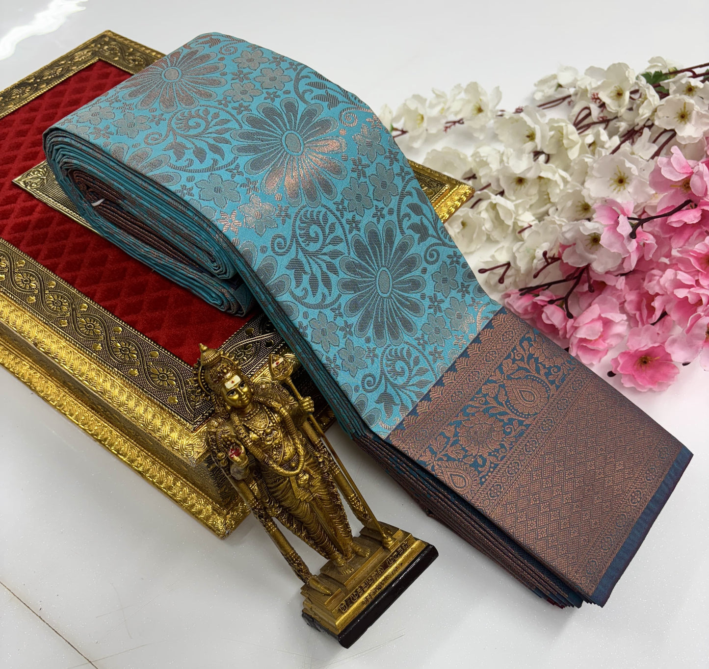 Glither Effect All Silk Saree – Exclusive Bridal Collection