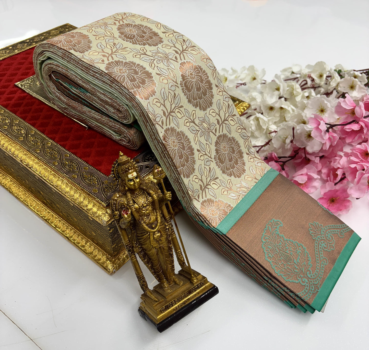 Glither Effect All Silk Saree – Exclusive Bridal Collection