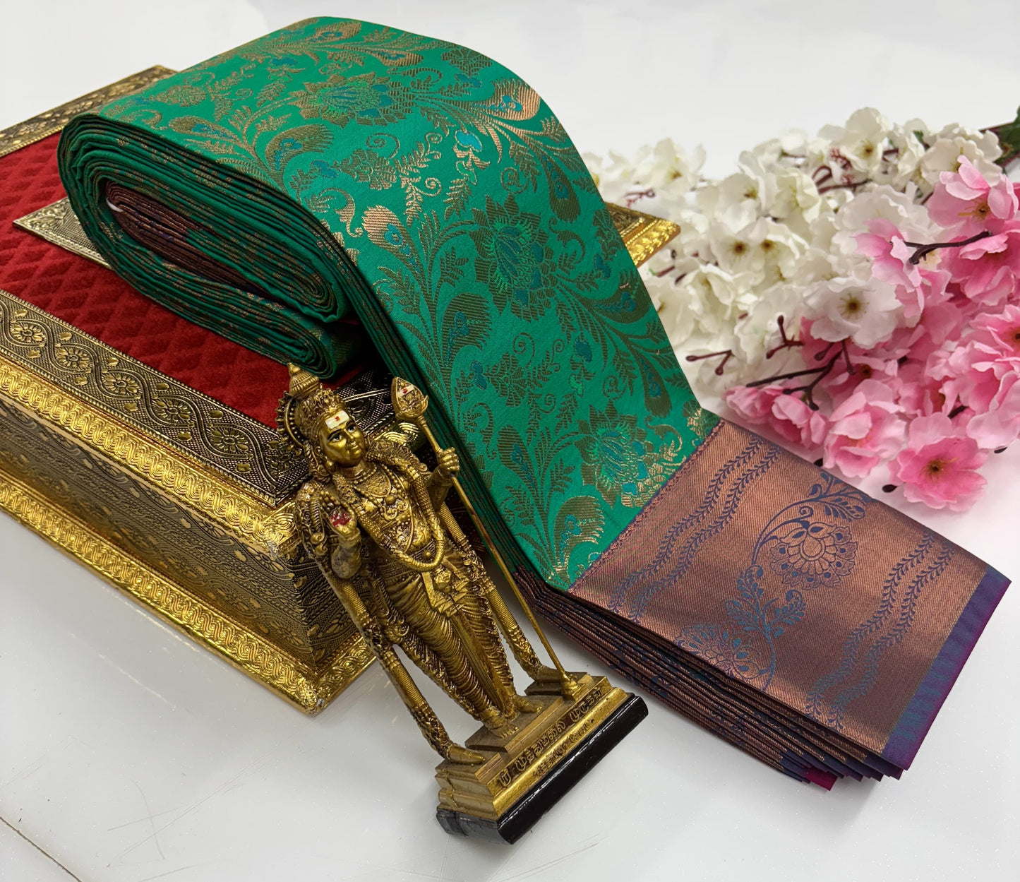 Glither Effect All Silk Saree – Exclusive Bridal Collection