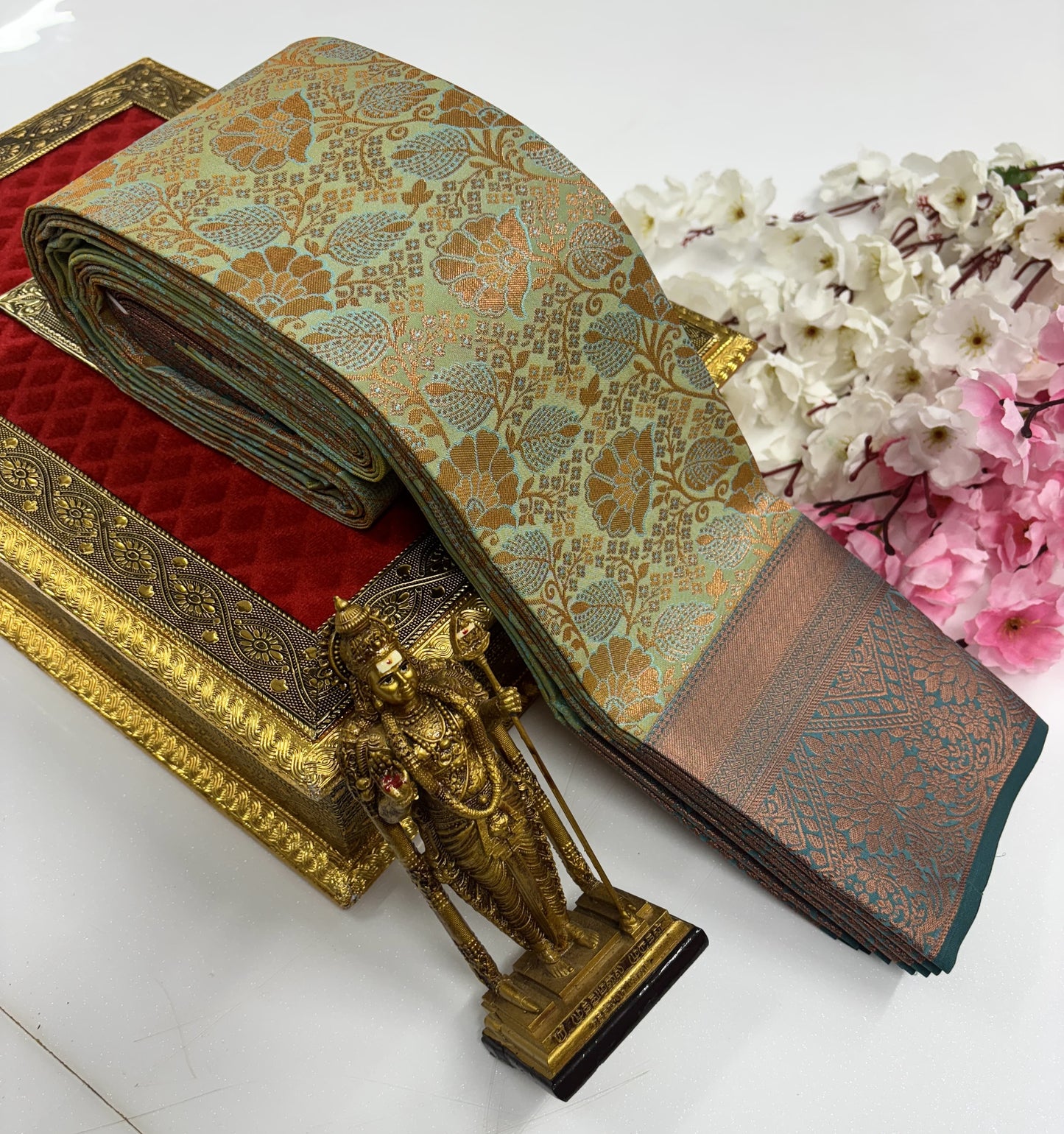 Glither Effect All Silk Saree – Exclusive Bridal Collection
