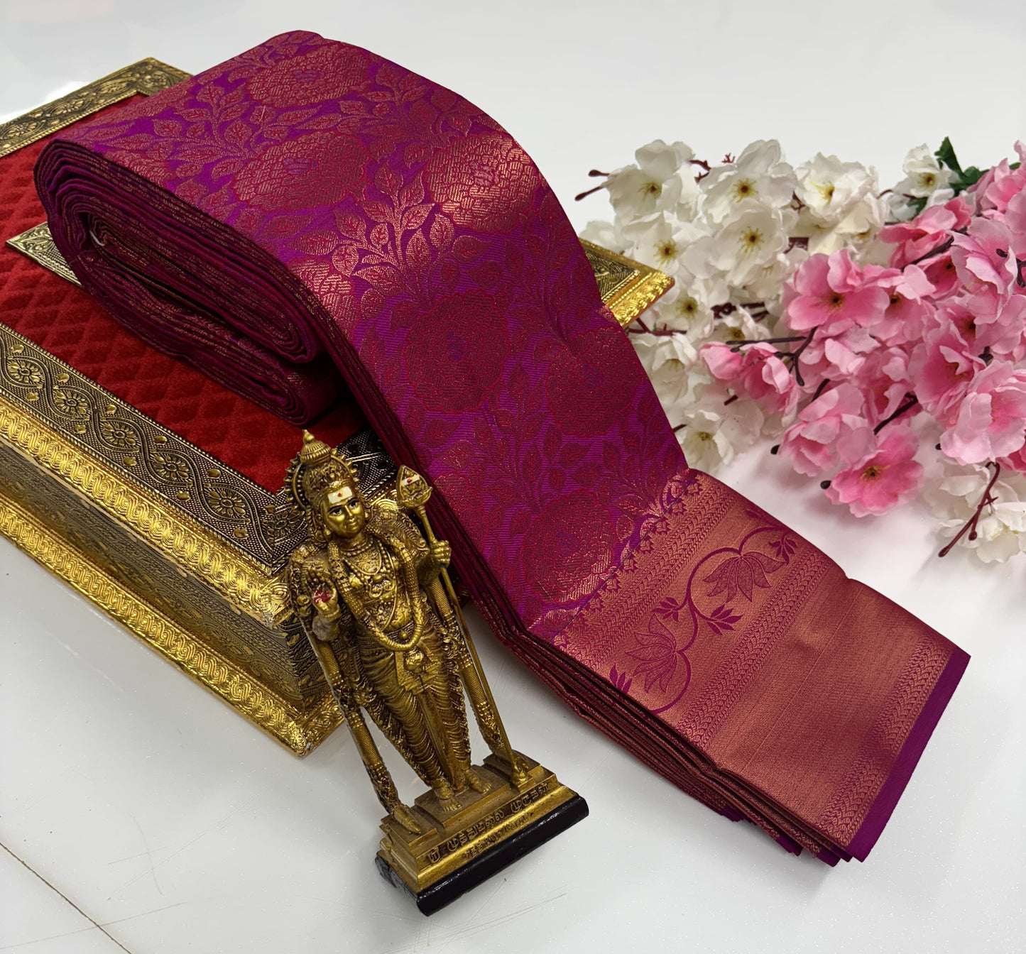 Glither Effect All Silk Saree – Exclusive Bridal Collection