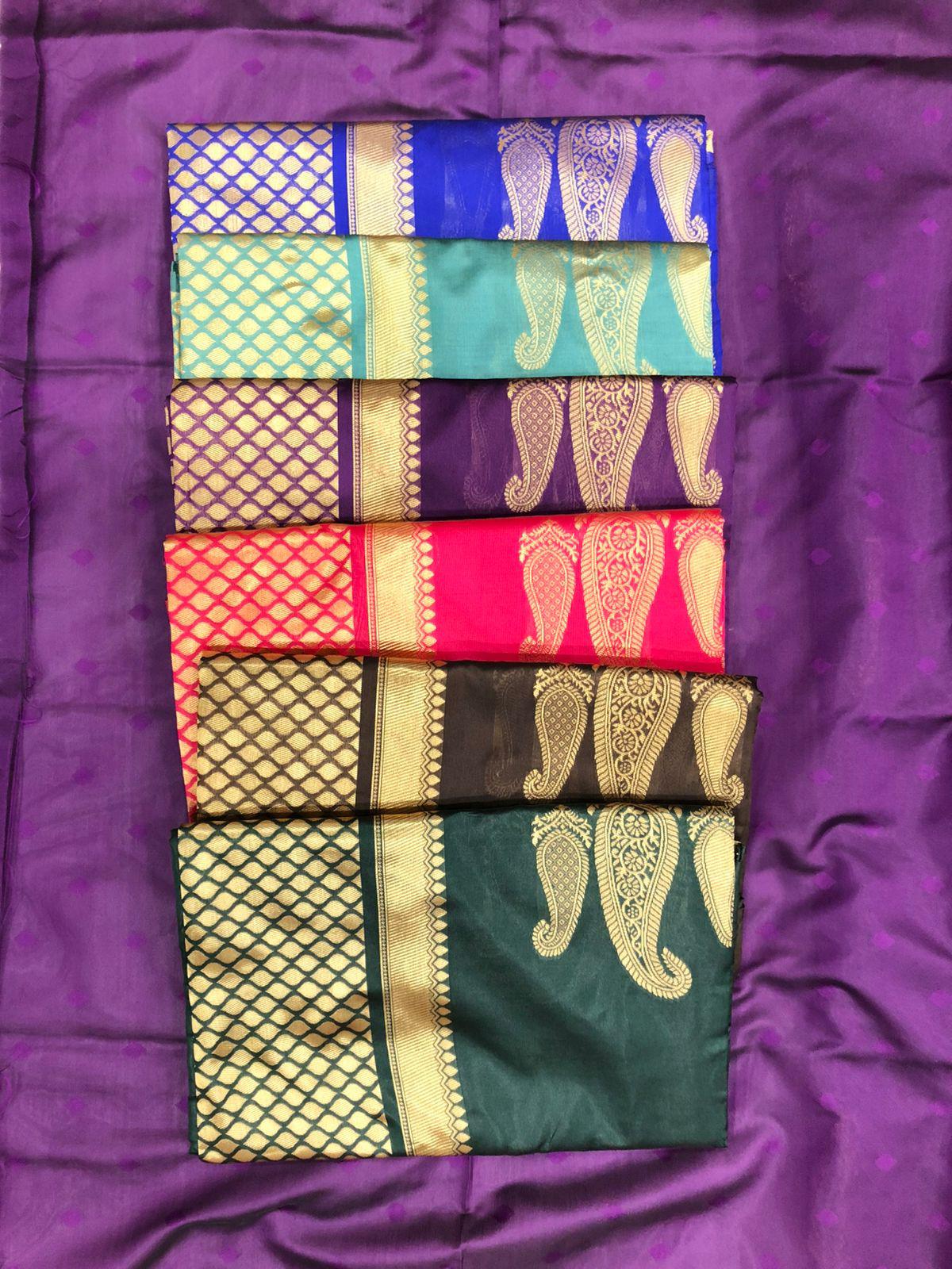 Timeless Elegance in Every Weave – Soft Lichi Silk Jacquard Saree
