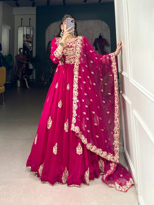 Ready to Wear Designer Premium Gown with Dupatta