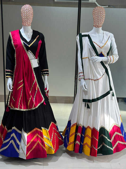 Navratri Special Pure Rayon Multi Color Lehenga Choli