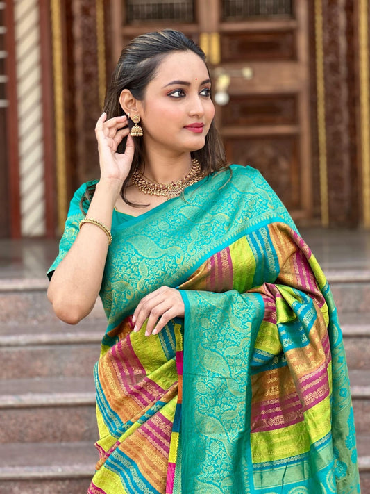 Elegance in Every Drape – Premium Soft Silk Saree with Maharani Pallu
