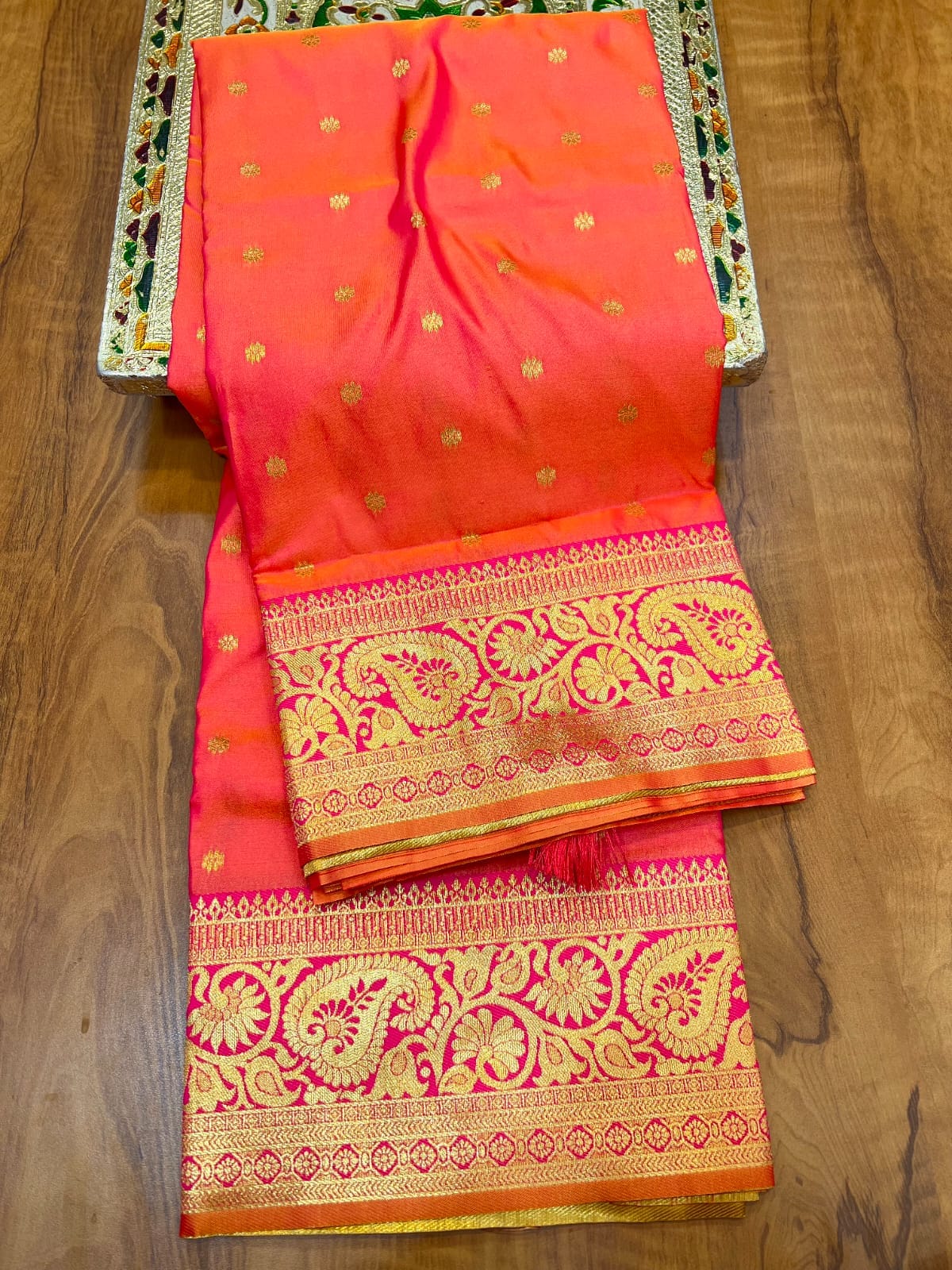 Kanjivaram Paithani Saree – A Royal Blend of Tradition & Grace