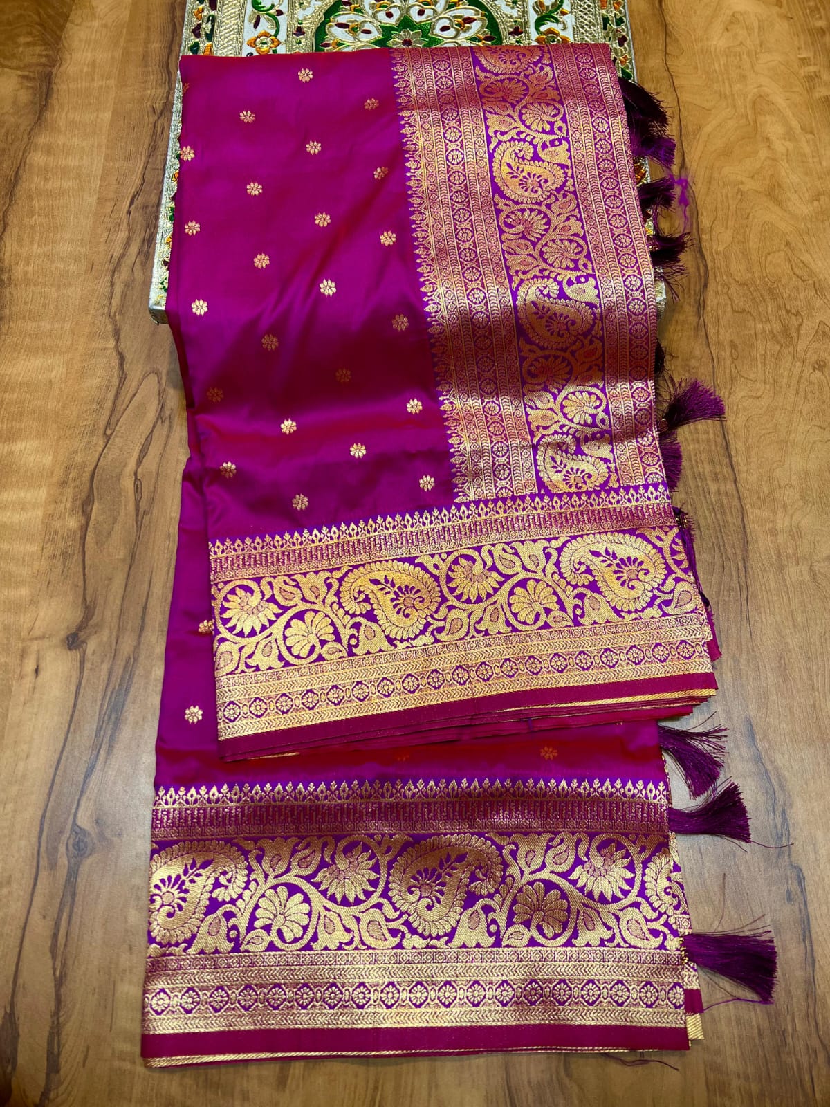 Kanjivaram Paithani Saree – A Royal Blend of Tradition & Grace