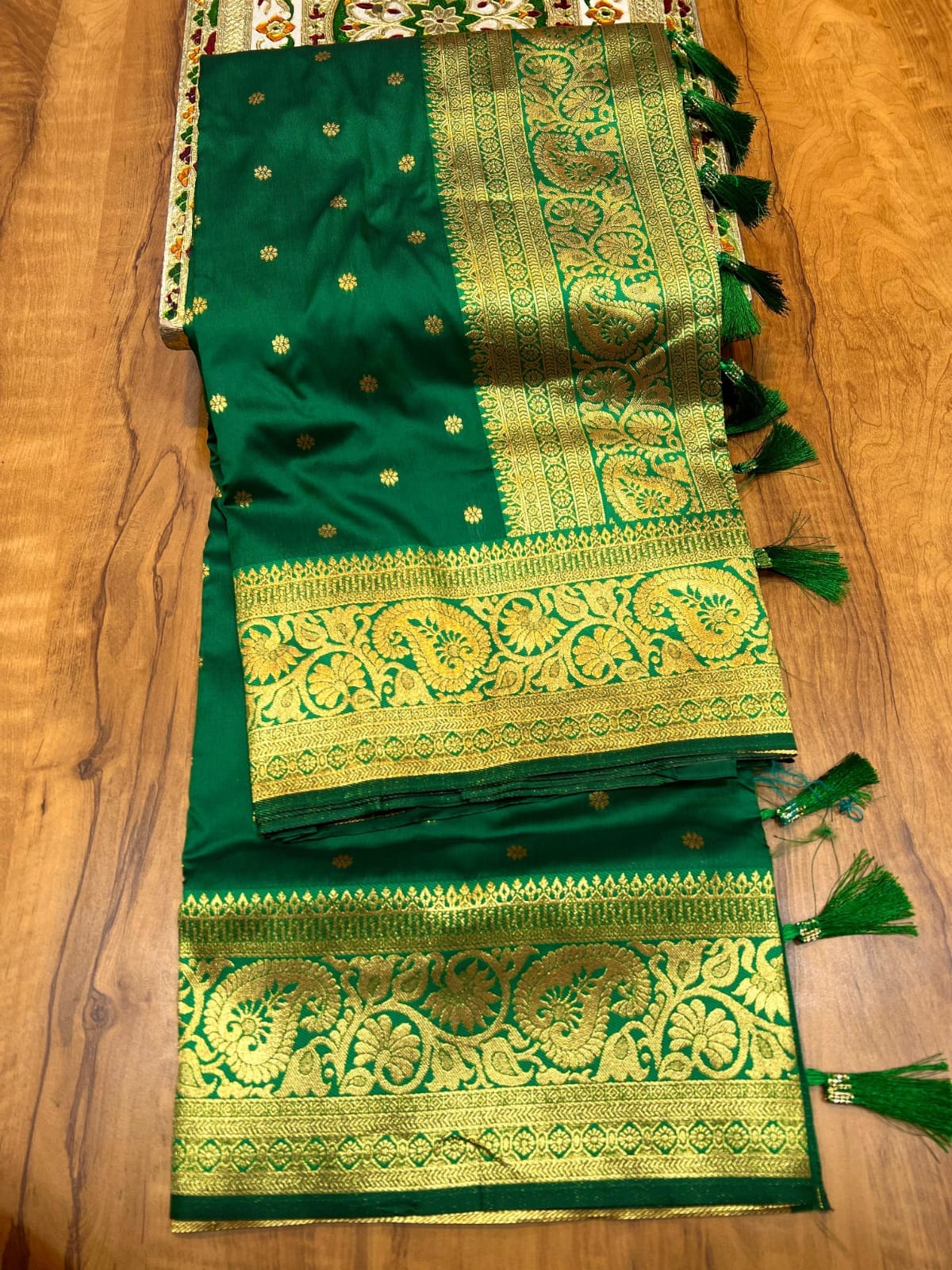 Kanjivaram Paithani Saree – A Royal Blend of Tradition & Grace
