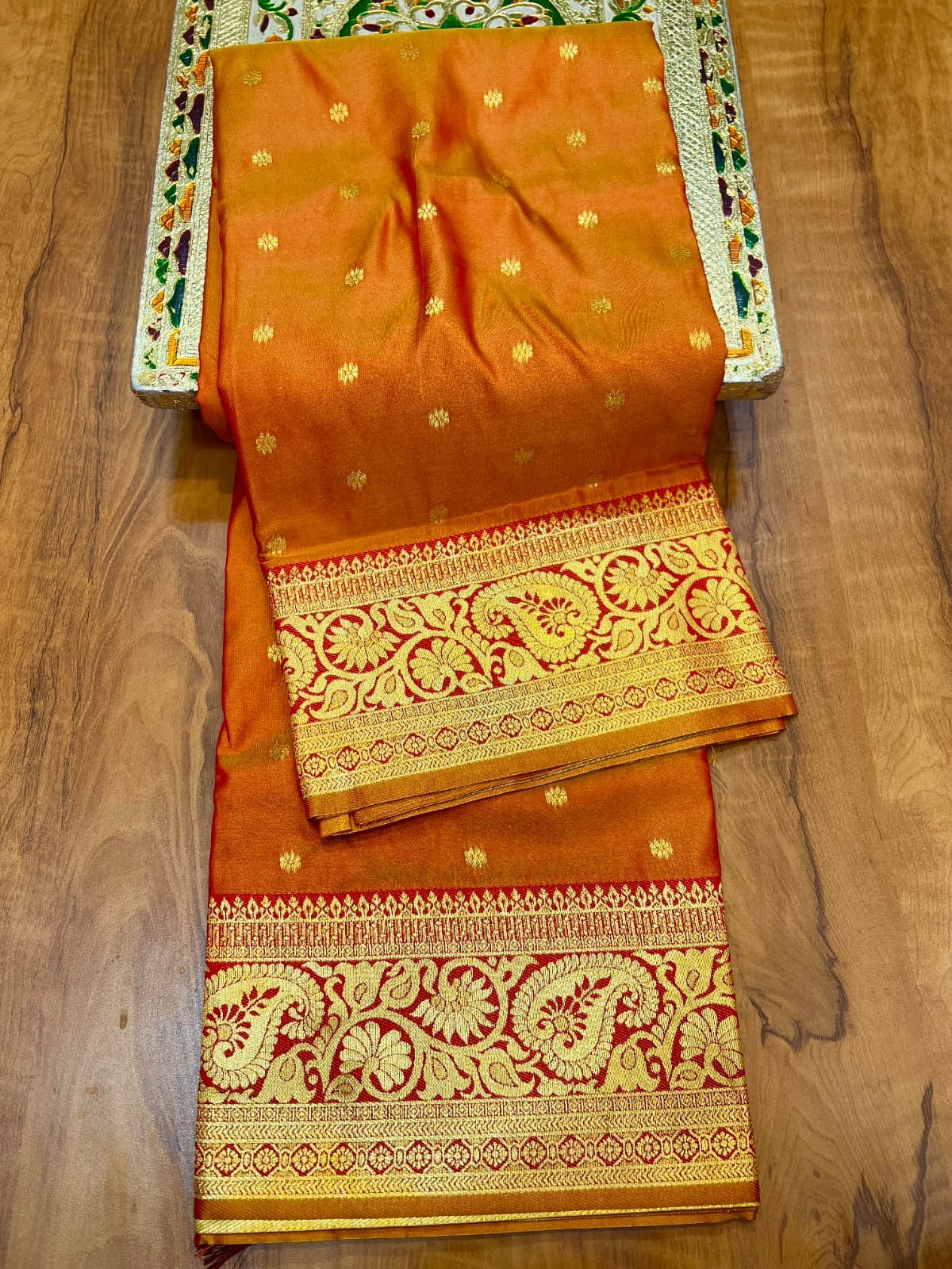 Kanjivaram Paithani Saree – A Royal Blend of Tradition & Grace